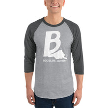 Load image into Gallery viewer, BootLife Clothing 3/4 sleeve raglan shirt