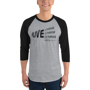 BootLife Clothing Purpose Driven 3/4 sleeve raglan shirt