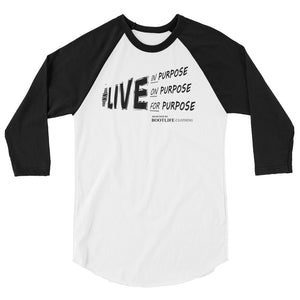 BootLife Clothing Purpose Driven 3/4 sleeve raglan shirt