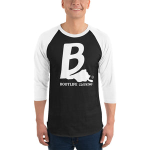 BootLife Clothing 3/4 sleeve raglan shirt